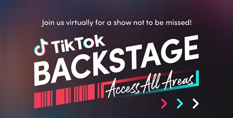 backstage tiktok|backstage live tiktok.